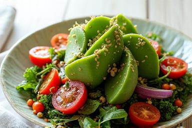 선인장 노팔 샐러드